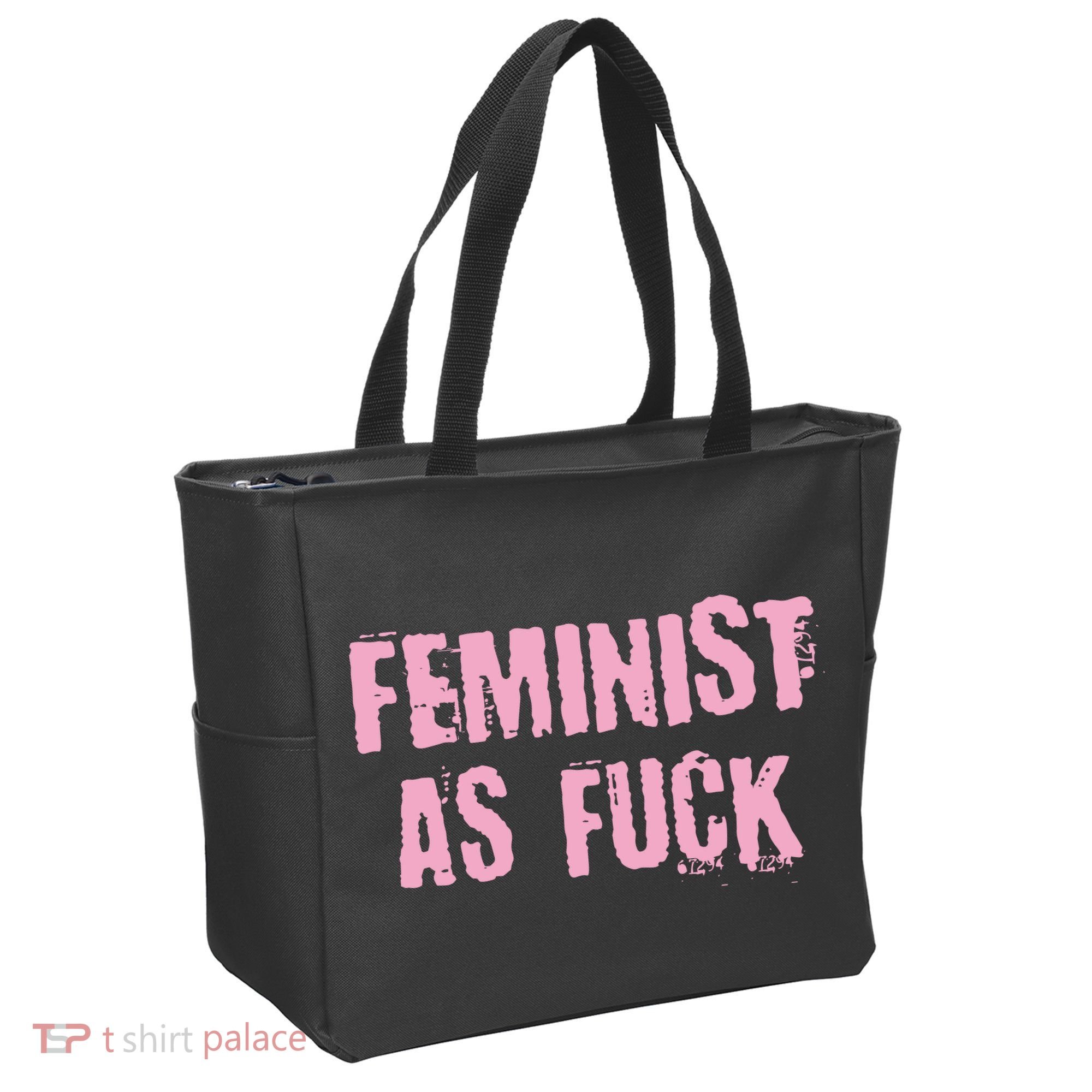 Feminist AS Fuck AF Tote Bag