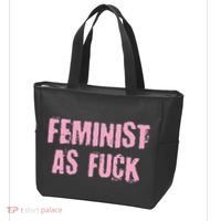 Feminist AS Fuck AF Tote Bag thumb 3