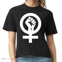 Feminist Womens Rights Feminism Symbol Comfort Colors Boxy T-Shirt thumb 0