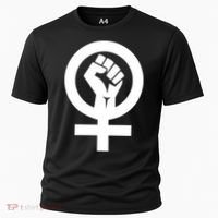 Feminist Womens Rights Feminism Symbol Cooling Performance Crew T-Shirt thumb 0