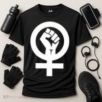Feminist Womens Rights Feminism Symbol Cooling Performance Crew T-Shirt thumb 3