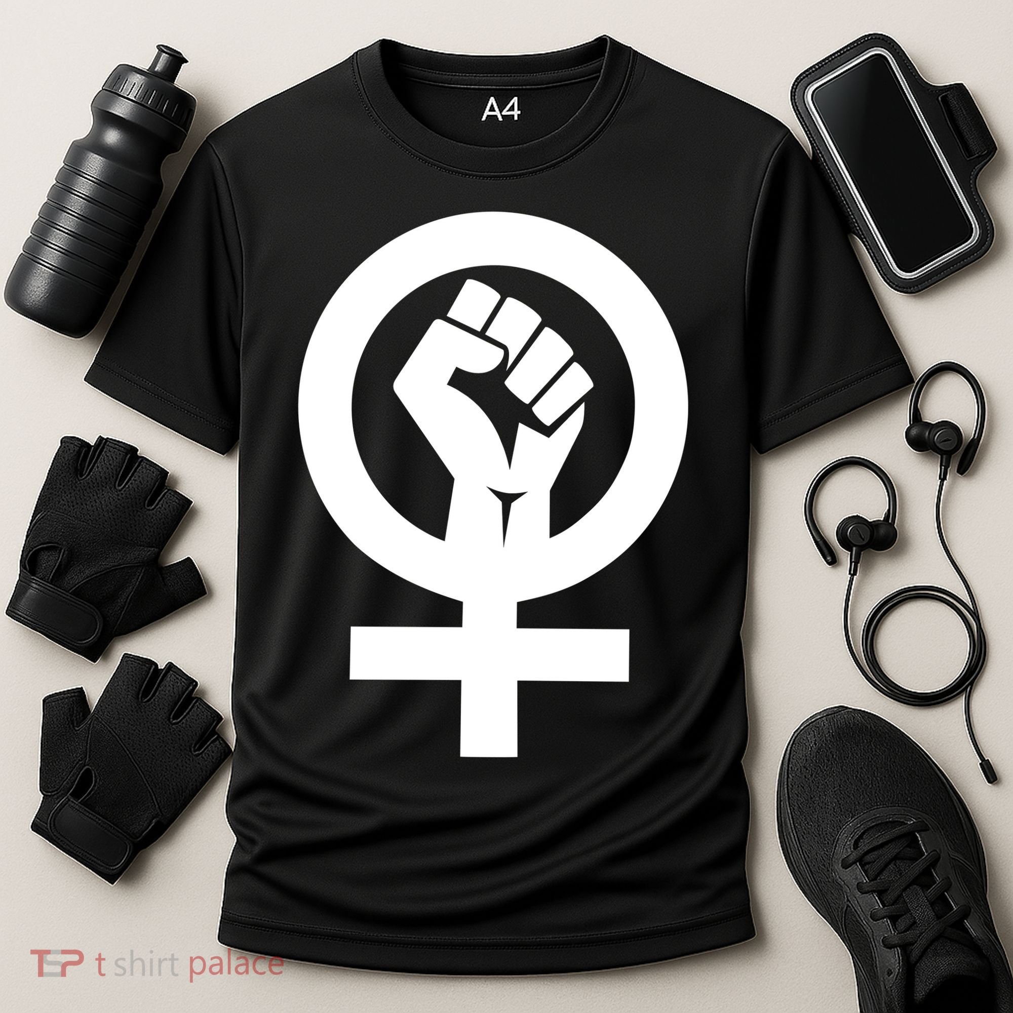 Feminist Womens Rights Feminism Symbol Cooling Performance Crew T-Shirt
