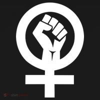 Feminist Womens Rights Feminism Symbol Apron thumb 3
