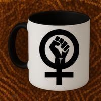 Feminist Womens Rights Feminism Symbol Coffee Mug thumb 2