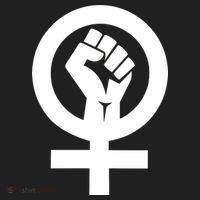Feminist Womens Rights Feminism Symbol Beanie thumb 2