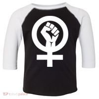 Feminist Womens Rights Feminism Symbol Toddler Fine Jersey T-Shirt thumb 0