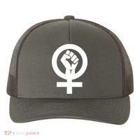 Feminist Womens Rights Feminism Symbol Yupoong Adult 5-Panel Trucker Hat thumb 0