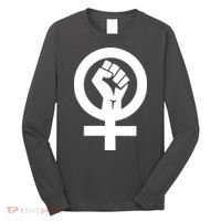 Feminist Womens Rights Feminism Symbol Long Sleeve Shirt thumb 0
