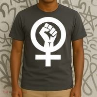 Feminist Womens Rights Feminism Symbol T-Shirt thumb 3