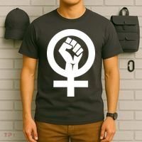 Feminist Womens Rights Feminism Symbol T-Shirt thumb 6