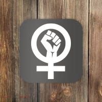 Feminist Womens Rights Feminism Symbol Coaster thumb 0