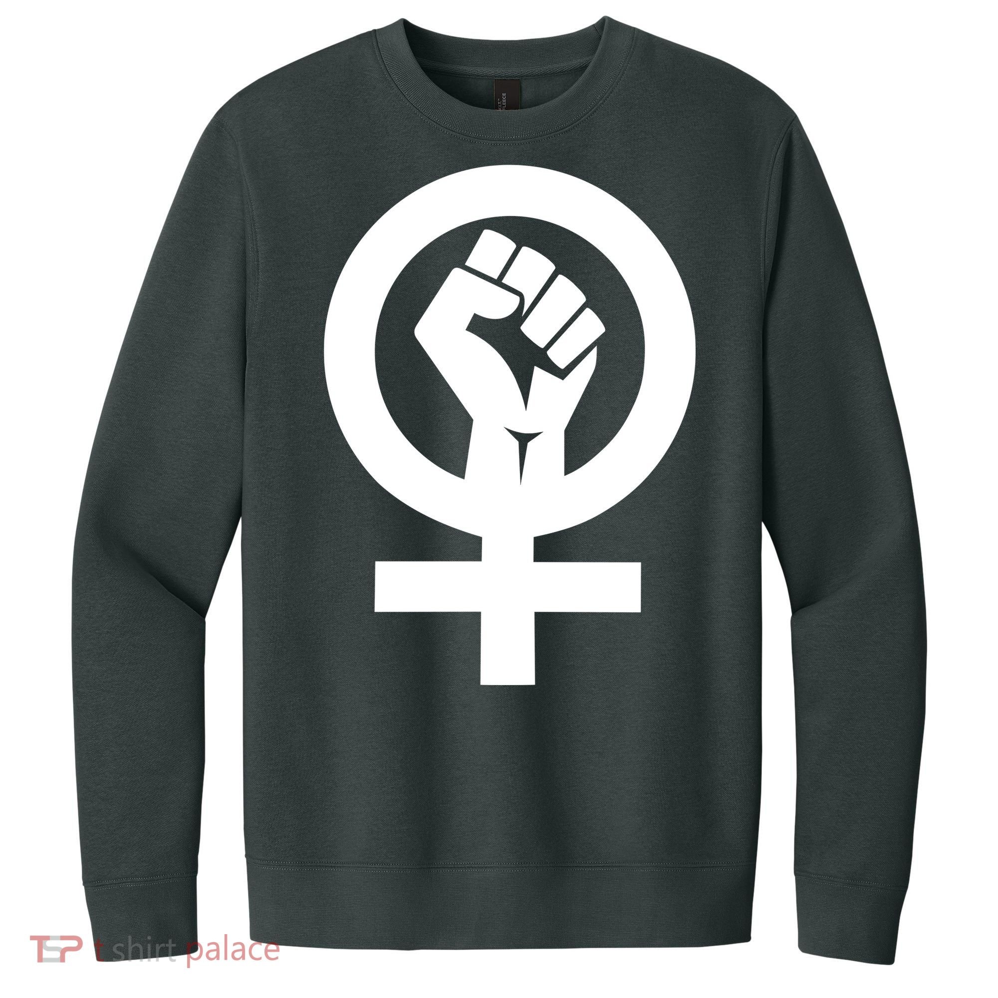 Feminist Womens Rights Feminism Symbol V.I.T. Fleece Crew Sweatshirt
