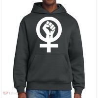 Feminist Womens Rights Feminism Symbol District V.I.T. Heavyweight Hoodie thumb 0
