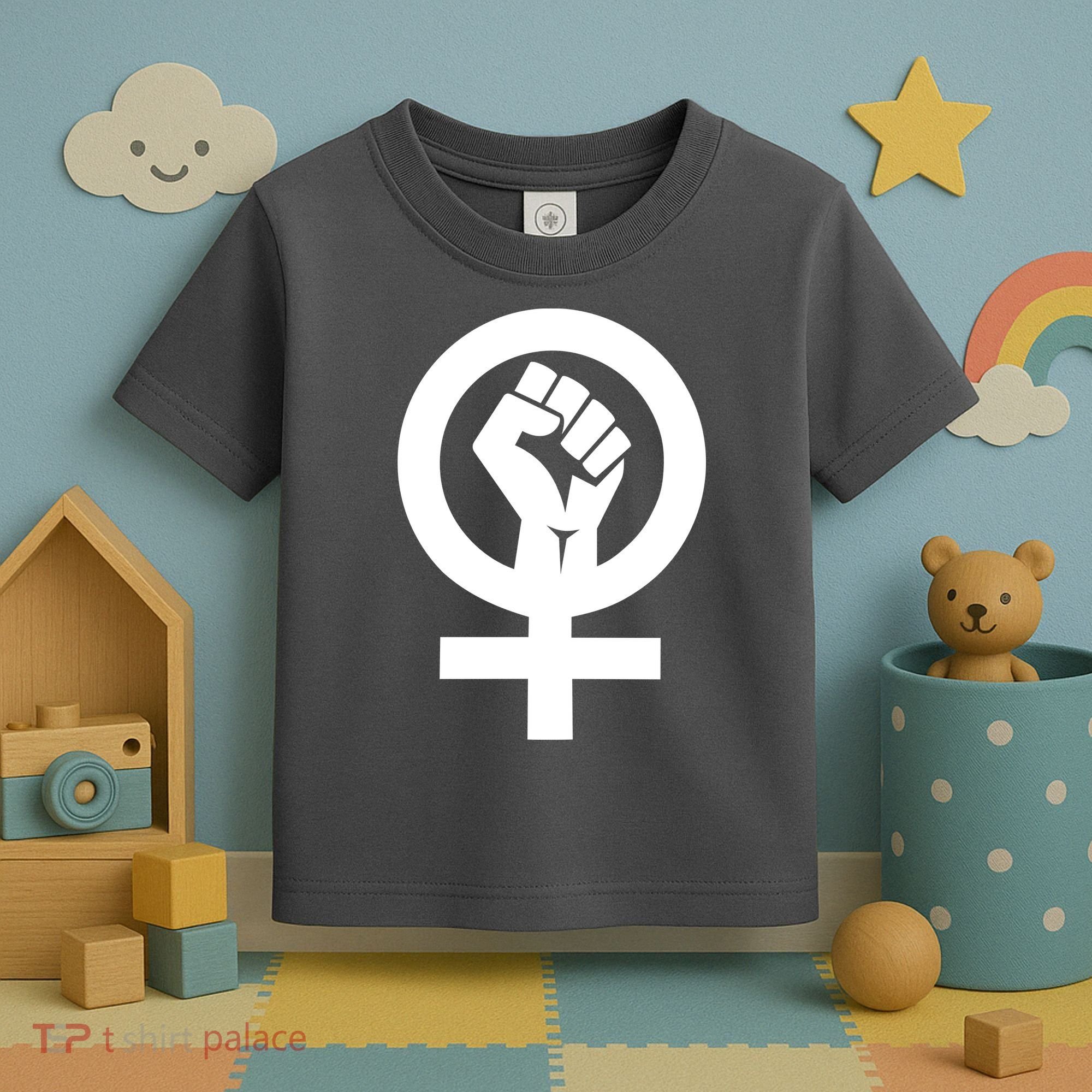 Feminist Womens Rights Feminism Symbol Toddler T-Shirt