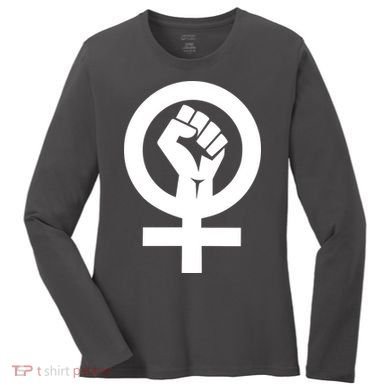 Feminist Womens Rights Feminism Symbol Women's Long Sleeve Shirt