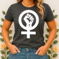 Feminist Womens Rights Feminism Symbol Women's T-Shirt thumb 2