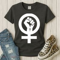 Feminist Womens Rights Feminism Symbol Women's T-Shirt thumb 3