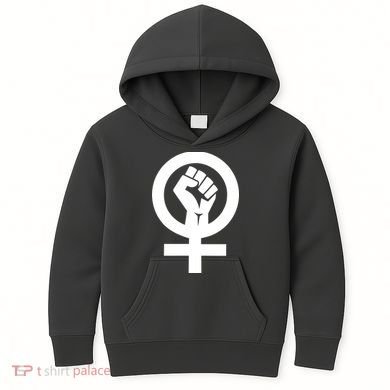 Feminist Womens Rights Feminism Symbol Kids Hoodie