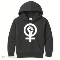 Feminist Womens Rights Feminism Symbol Kids Hoodie thumb 0