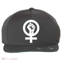 Feminist Womens Rights Feminism Symbol Wool Snapback Cap thumb 0