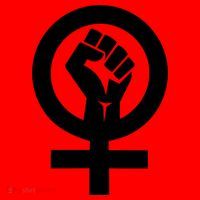 Feminist Womens Rights Feminism Symbol Santa Hat thumb 1