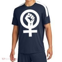 Feminist Womens Rights Feminism Symbol Sport-Tek Competitor United Soccer Jersey thumb 0