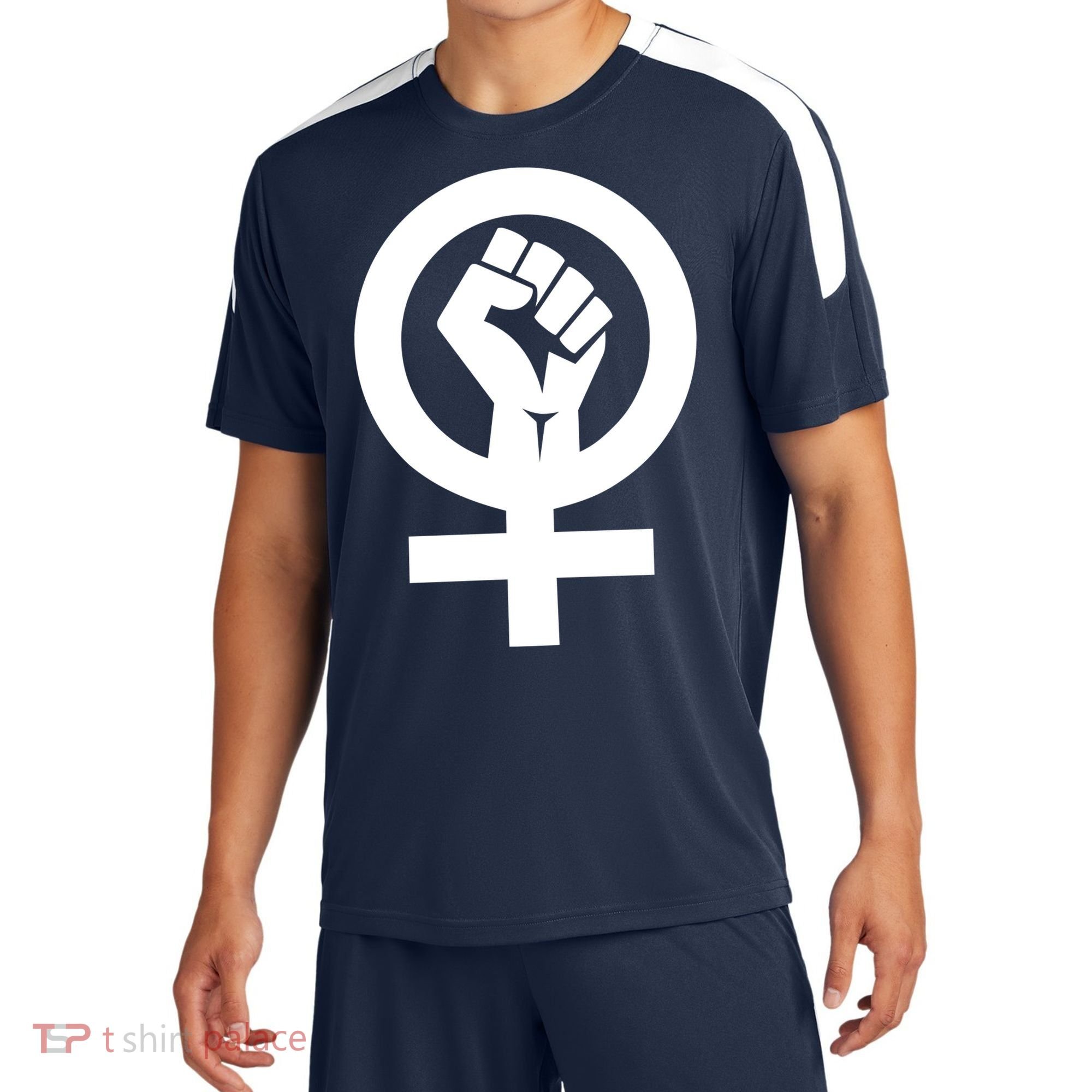 Feminist Womens Rights Feminism Symbol Sport-Tek Competitor United Soccer Jersey