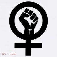Feminist Womens Rights Feminism Symbol Comfort Colors Garment-Dyed Hooded Sweatshirt thumb 2