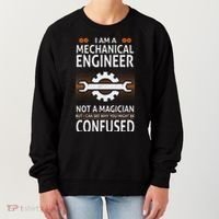 Funny Engineer Not A Magician Mechanical Engineer Women's Sweatshirt thumb 0