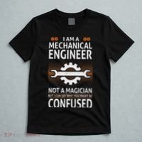 Funny Engineer Not A Magician Mechanical Engineer T-Shirt thumb 5
