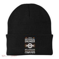 Funny Engineer Not A Magician Mechanical Engineer Beanie thumb 0