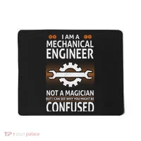 Funny Engineer Not A Magician Mechanical Engineer Mousepad thumb 0