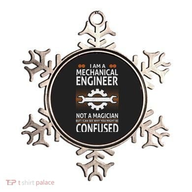 Funny Engineer Not A Magician Mechanical Engineer Ornament