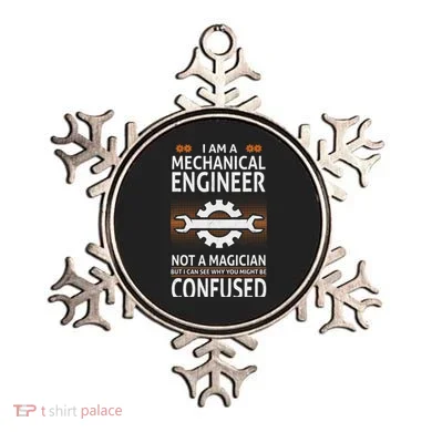 Funny Engineer Not A Magician Mechanical Engineer Ornament