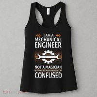 Funny Engineer Not A Magician Mechanical Engineer Women's Tank Top thumb 3