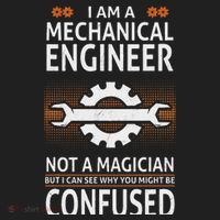 Funny Engineer Not A Magician Mechanical Engineer Golf Towel thumb 3