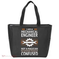 Funny Engineer Not A Magician Mechanical Engineer Tote Bag thumb 0