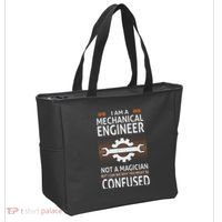Funny Engineer Not A Magician Mechanical Engineer Tote Bag thumb 2