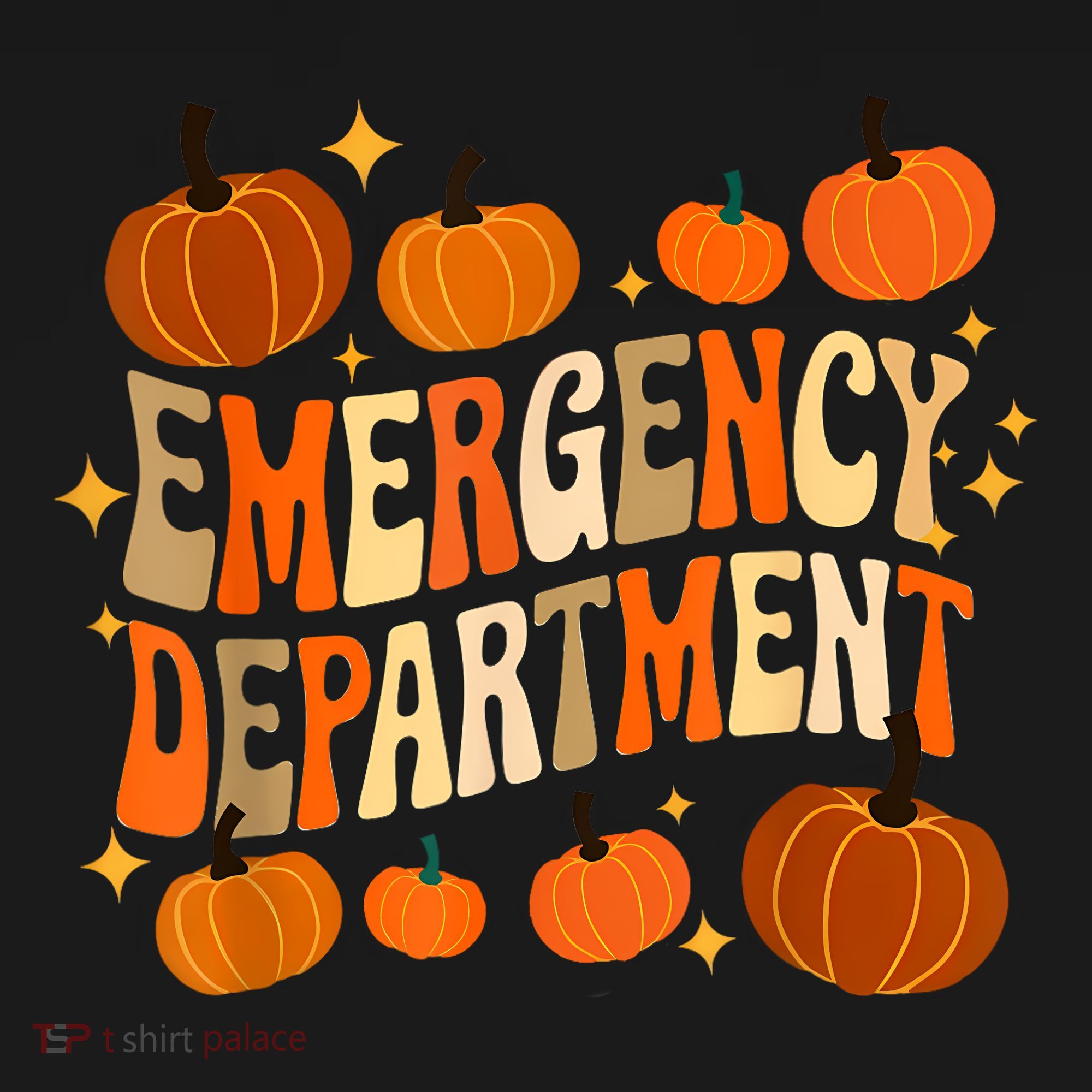 Funny Er Nurse Thanksgiving Emergency Dept Groovy Sweatshirt