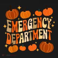 Funny Er Nurse Thanksgiving Emergency Dept Groovy Women's Hoodie thumb 2
