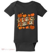 Funny Er Nurse Thanksgiving Emergency Dept Groovy Baby Bodysuit thumb 0