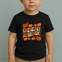 Funny Er Nurse Thanksgiving Emergency Dept Groovy Toddler T-Shirt thumb 2