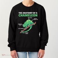 Funny Explanation Of A Chameleon Anatomy Of A Chameleon Women's Sweatshirt thumb 0