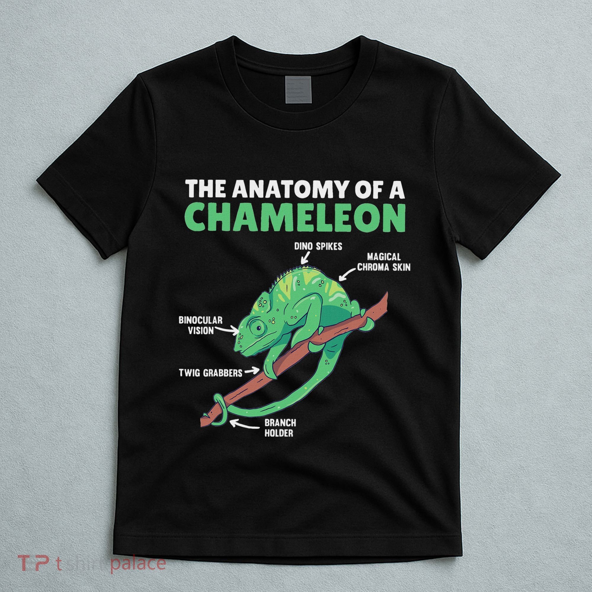 Funny Explanation Of A Chameleon Anatomy Of A Chameleon T-Shirt