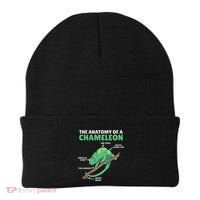 Funny Explanation Of A Chameleon Anatomy Of A Chameleon Beanie thumb 0