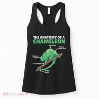 Funny Explanation Of A Chameleon Anatomy Of A Chameleon Women's Tank Top thumb 0