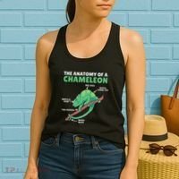 Funny Explanation Of A Chameleon Anatomy Of A Chameleon Women's Tank Top thumb 2