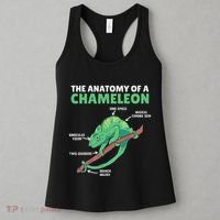 Funny Explanation Of A Chameleon Anatomy Of A Chameleon Women's Tank Top thumb 3