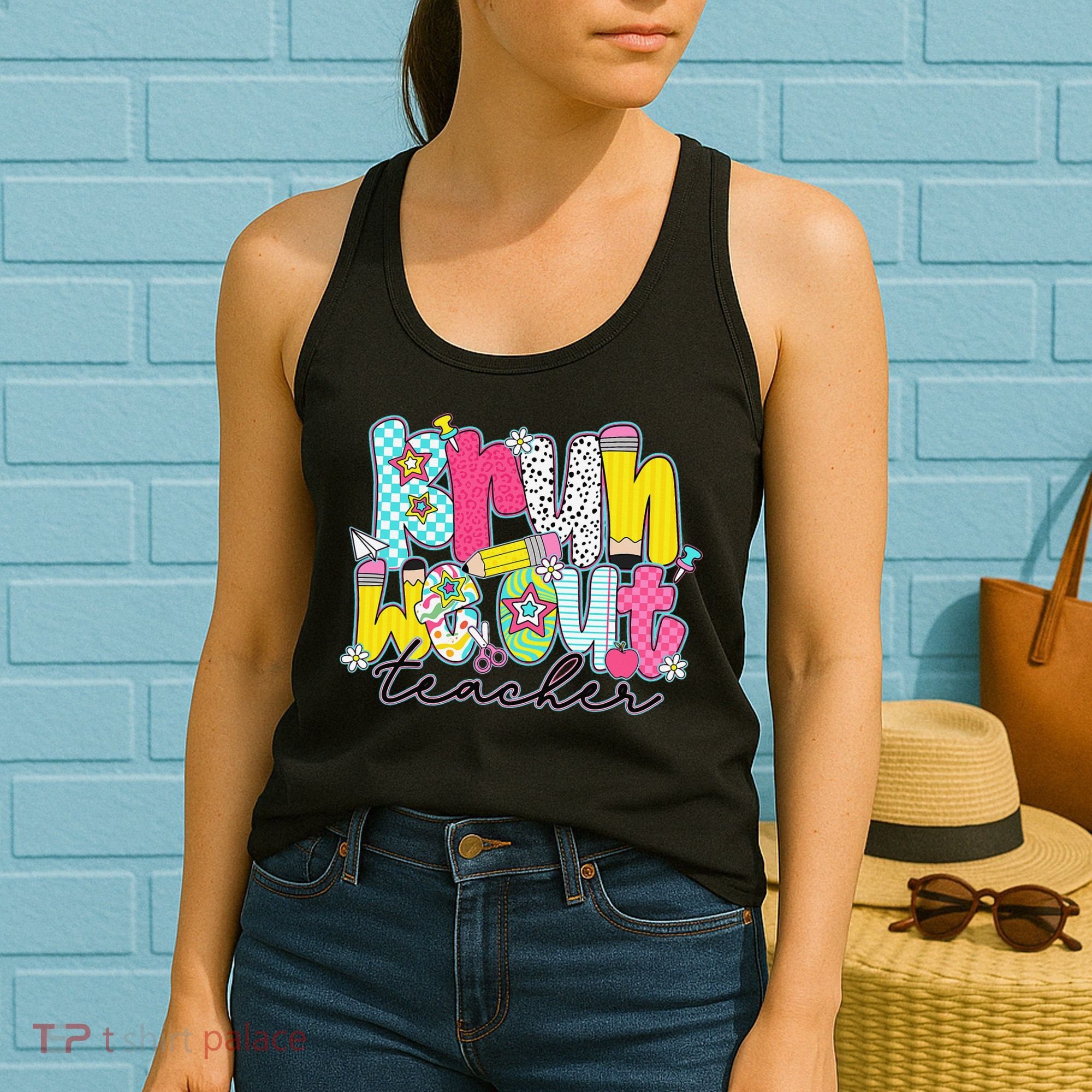 Funny End Of School Year Teacher Summer Bruh We Out Women's Tank Top