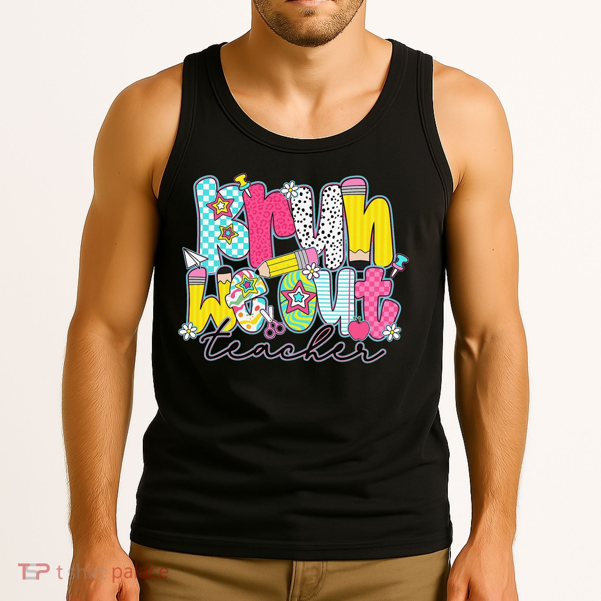 Funny End Of School Year Teacher Summer Bruh We Out Tank Top